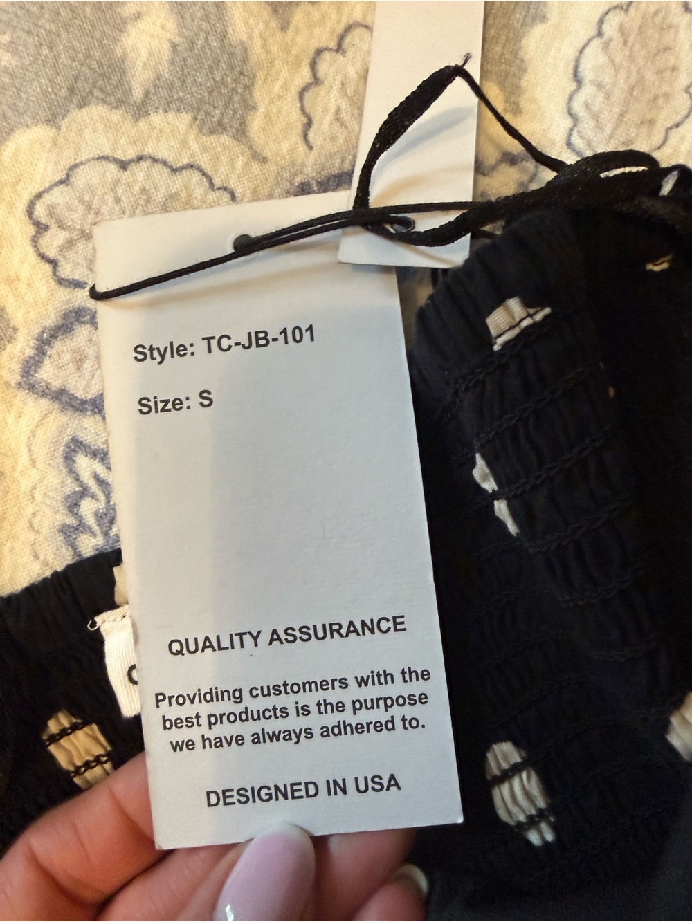 Elegant Black Strapless Polka Dot Midi Dress 👗 - Picture 10 of 10